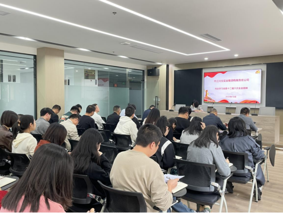 興元集團傳達學習省委十二屆六次全會精神
